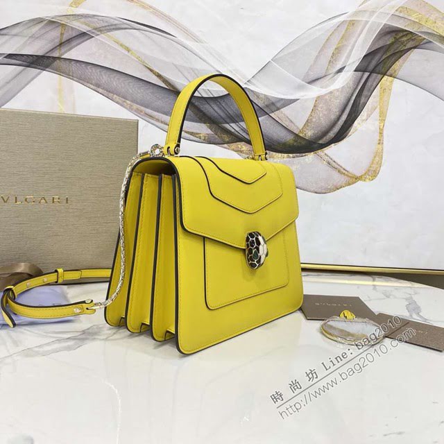 Bvlgari女包 寶格麗三層新品 經典蛇首搭扣 Serpenti Forever手提包 B289835 Bvlgari鏈條斜挎包  fyd1550